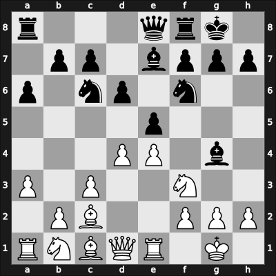 1960 Avantgard Ch – Round 5 – Gufeld, Eduard – 1/2-1/2 – Kostiuchenko, Alexander – G27