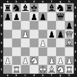 1960 BUL-ch14 – Round 5 – Milev, Zdravko – 1/2-1/2 – Pantaleev, Dimitar – G4
