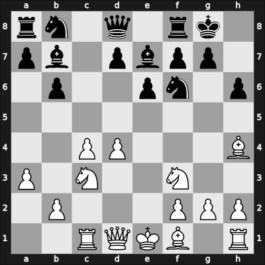 1960 Balatonfured – Round 4 – Sofrevski, Jovan – 1/2-1/2 – Damjanovic, Mato – G9