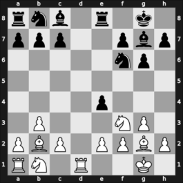 1960 Balatonfured – Round 5 – Navarovszky, Laszlo – 1/2-1/2 – Lilienthal, Andor – G14