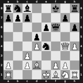 1960 Balatonfured – Round 6 – Lilienthal, Andor – 1/2-1/2 – Sliwa, Bogdan – G15