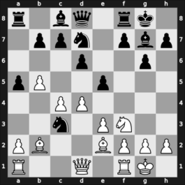 1960 Budapest – Round 1 – Barcza, Gedeon – 1/2-1/2 – Matanovic, Aleksandar – G16