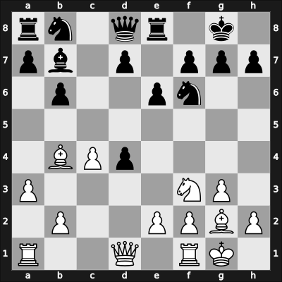 1960 Budapest zt – Round 1 – Mititelu, Gheorghe – 1-0 – Kostro, Jerzy – G6