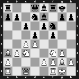 1960 Buenos Aires – Round 1 – Uhlmann, Wolfgang – 0-1 – Guimard, Carlos E – G8