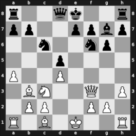 1960 Buenos Aires – Round 1 – Eliskases, Erich – 1/2-1/2 – Wade, Robert G – G23