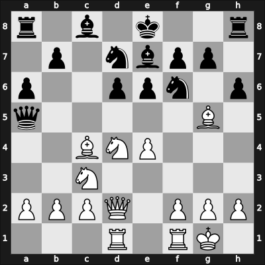 1960 Buenos Aires – Round 3 – Olafsson, Fridrik – 1/2-1/2 – Evans, Larry M – G42