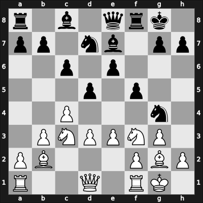 1960 Buenos Aires – Round 5 – Olafsson, Fridrik – 1/2-1/2 – Guimard, Carlos E – G57