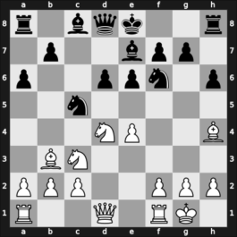 1960 Buenos Aires – Round 5 – Wexler, Bernardo – 1/2-1/2 – Foguelman, Alberto – G64