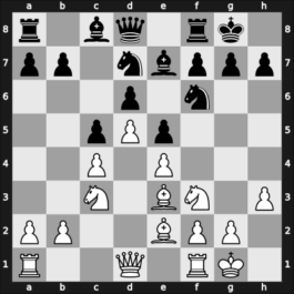1960 Buenos Aires – Round 11 – Aguilera Bazan, Oscar – 1/2-1/2 – Gligoric, Sofija – G116