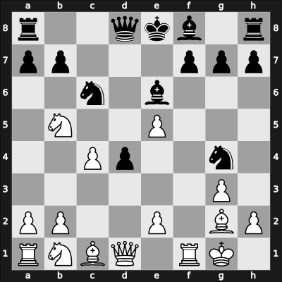 1960 Buenos Aires – Round 12 – Foguelman, A. – 0-1 – Kortchnoi, V. – G128