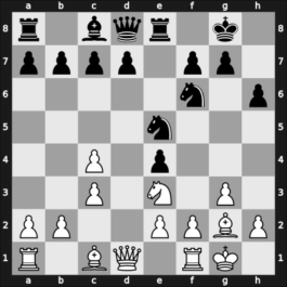 1960 Buenos Aires – Round 14 – Eliskases, Erich – 1/2-1/2 – Olafsson, Fridrik – G143