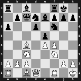 1960 Buenos Aires ch-ARG – Round 7 – Foguelman – 0-1 – Goldenberg, Edgardo – G49