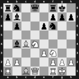 1960 Clare Benedict Cup 07th – Round 5 – Diez del Corral, Jesus – 1/2-1/2 – Darga, Klaus – G37