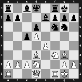 1960 FRG Ch U20 – Round 2 – Pfleger, Helmut, Dr. – 1-0 – Schmid, Wolfgang – G1