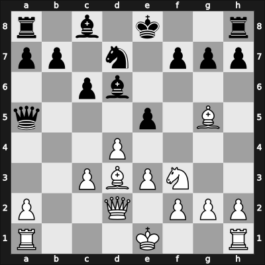 1960 FRG Ch U20 – Round 10 – Pfleger, Helmut, Dr. – 1-0 – Brozus, Hartmut – G9