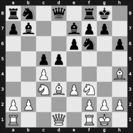 1960 HUN Ch playoff – Round 5 – Szabo, Laszlo – 1/2-1/2 – Barcza, Gedeon – G4
