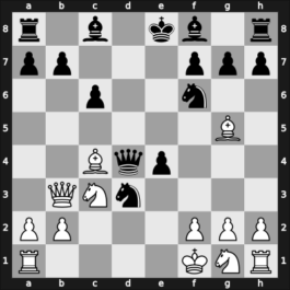 1960 HUN Ch playoff – Round 9 – Portisch, Lajos – 1/2-1/2 – Barcza, Gedeon – G8