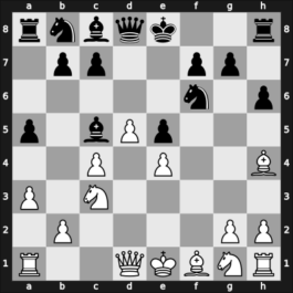 1960 HUN Ch playoff – Round 10 – Portisch, Lajos – 0-1 – Szabo, Laszlo – G9