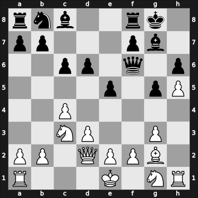 1960 Hastings6061 – Round 5 – Sliwa, Bogdan – 0-1 – Gligorić, Svetozar – G20