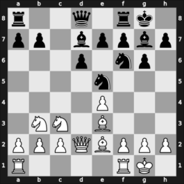 1960 Hastings6061 – Round 6 – Bondarevsky, Igor – 1/2-1/2 – Szabo, Ladislav – G25