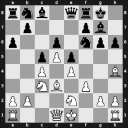 1960 Hastings6061 – Round 7 – Szabo, Ladislav – 1-0 – Barden, Leonard – G30