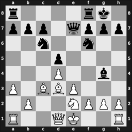 1960 Hoogovens – Round 1 – Donner, Jan-Hein – 1/2-1/2 – Petrosian, Tigran V – G4
