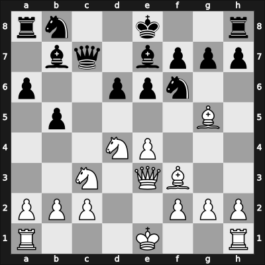 1960 Hoogovens – Round 1 – Armoon Tan, Hooman – 1/2-1/2 – Donner, Jan-Hein – G8