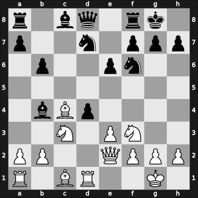 1960 Leipzig olm – Round 1 – Donner, Jan-Hein – 1-0 – Matanovic, Aleksandar – G7
