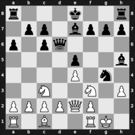 1960 Leipzig olm fin-A – Round 8 – Radovici, Corvin – 0-1 – Padevsky, Nikola – G148