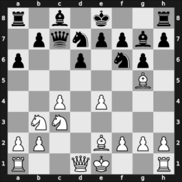 1960 Leipzig olm fin-B – Round 8 – Robatsch, Karl – 1/2-1/2 – Jimenez Zerquera, Eleazar – G110