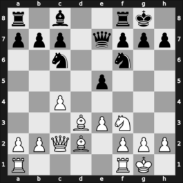 1960 Leipzig olm prel – Round 1 – Bisguier, Arthur B – 1-0 – Mititelu, Gheorghe – G15