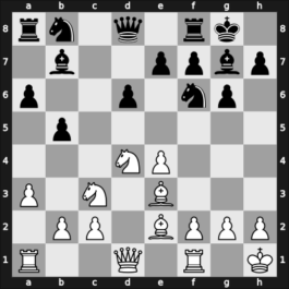 1960 Leipzig olm prel – Round 2 – Mercuri, Lorenzo – 1/2-1/2 – Filipowicz, Andrzej – G58