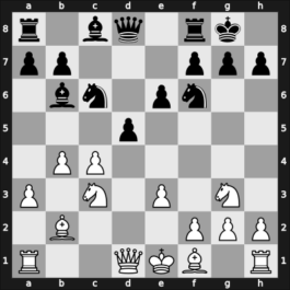 1960 Leipzig olm prel – Round 3 – Rodriguez Gonzales, Jesus – 0-1 – Bisguier, Arthur B – G88