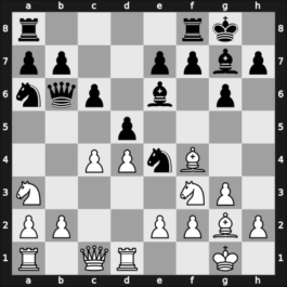 1960 Leipzig olm prel – Round 3 – Botvinnik, Mikhail – 1/2-1/2 – Donner, Jan-Hein – G110