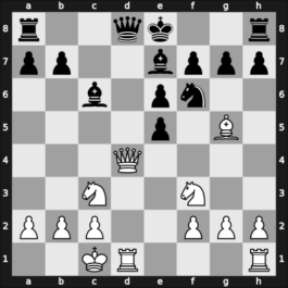 1960 Leipzig olm prel – Round 7 – Perez Perez, Francisco Jose – 0-1 – Fischer, Robert J – G240