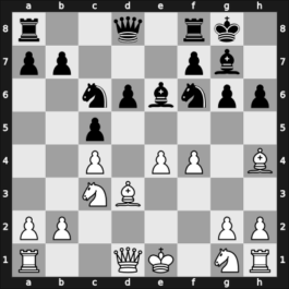 1960 Leipzig olm prel – Round 8 – Lombardy, William J – 1-0 – Ader Hausman, Walter – G263