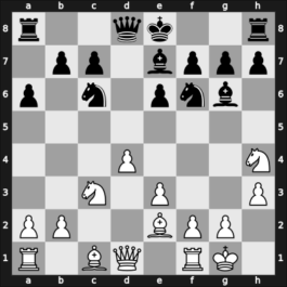 1960 Leipzig olm prel – Round 8 – Wade, Robert G – 1-0 – Kapralos, Dimitrios – G265