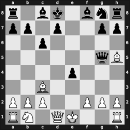 1960 Leipzig olm prel – Round 8 – Salas Romo, Julio – 0-1 – Bisguier, Arthur B – G290
