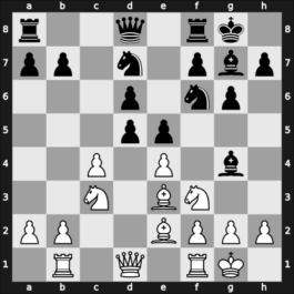 1960 Leipzig olm prel – Round 7 – Pachman, Ludek – 1-0 – Thorbergsson, Freysteinn – G7