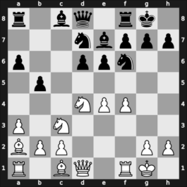 1960 Leipzig olm prel – Round 5 – Robatsch, Karl – 1/2-1/2 – Tal, Mikhail – G19