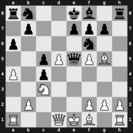1960 Leningrad RUS – Round 1 – Spassky, Boris V. – 1-0 – Smyslov, Vladimir – G2