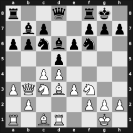 1960 Leningrad ch-URS – Round 2 – Kortchnoi, V. – 1/2-1/2 – Taimanov, M. – G14