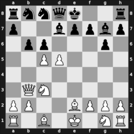 1960 Leningrad ch-URS – Round 2 – Bronstein, David I – 1-0 – Lutikov, Anatoly S – G18