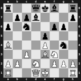 1960 Leningrad ch-URS – Round 4 – Bronstein, David I – 1/2-1/2 – Sakharov, Yuri G. – G37