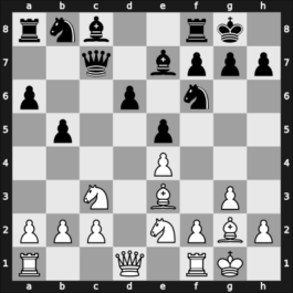 1960 Leningrad ch-URS – Round 6 – Liberzon, Vladimir M – 1-0 – Shamkovich, Leonid – G51