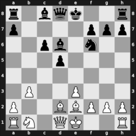 1960 Leningrad ch-URS – Round 8 – Bronstein, David I – 0-1 – Shamkovich, Leonid – G67