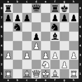 1960 Leningrad ch-URS – Round 8 – Polugaevsky, Lev – 1/2-1/2 – Liberzon, Vladimir M – G70