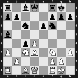 1960 Leningrad ch-URS – Round 9 – Taimanov, Mark E – 1/2-1/2 – Krogius, Nikolai V – G77