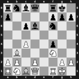 1960 Leningrad ch-URS – Round 9 – Lutikov, Anatoly S – 0-1 – Geller, Efim P – G83