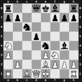 1960 Leningrad ch-URS – Round 15 – Bronstein, David I – 1/2-1/2 – Averbakh, Yuri L – G134